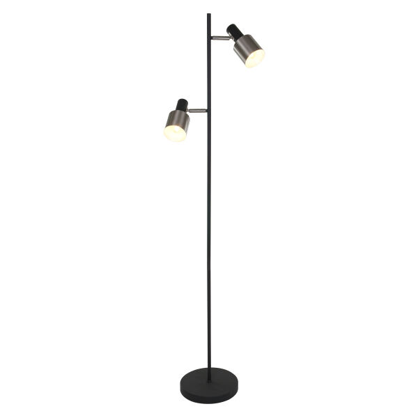 Lampa stojąca 2 lampy Fjorgard 1702ZW Czarny