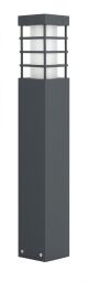 RADO II 2 DG Lampa stojąca słupek ciemny popiel SU-MA - Mega RABATY W KOSZYKU %