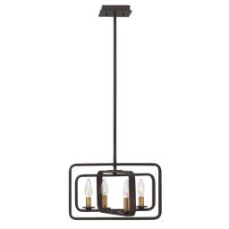 HK-QUENTIN-4P-A Żyrandol wiszący Quentin 4 Light Elstead - Mega RABATY w koszyku %