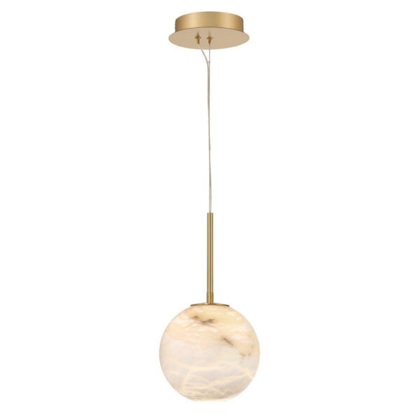 QN-KEPLER-1P-S-BG Mała lampa wisząca Kepler – 1 źródło światła Elstead  - Mega RABATY w koszyku %