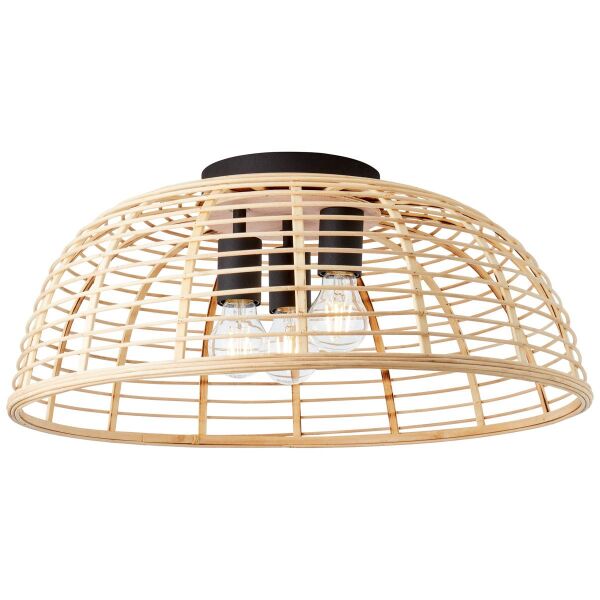 97182/06 Lampa sufitowa Crosstown 57cm drewno jasne / czarne