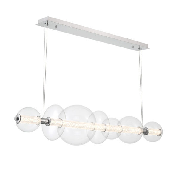 QN-ATOMO-LP7-PC Lampa wyspowa Atomo – 7 źródeł światła – Polerowany chrom Elstead  - Mega RABATY w koszyku %