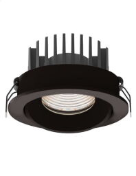 H0095 4000K Oprawa Wpustowa Cyklop Czarna IP65 Maxlight 