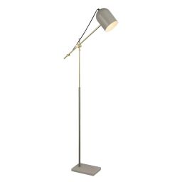 EU60881GY x Odyssey Floor Lamp - Grey, Gold & Marble Searchlight