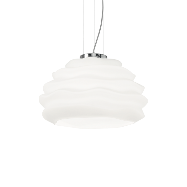 132389 Lampa wisząca karma sp1 small white Ideal Lux - Mega RABATY w koszyku %