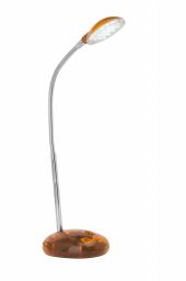 G92927/07 Lampa stołowa LED Timmi przezroczysta / pomarańczowa