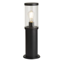 8631-450 Bakerloo Outdoor Post - Black Metal & Polycarbonate Searchlight