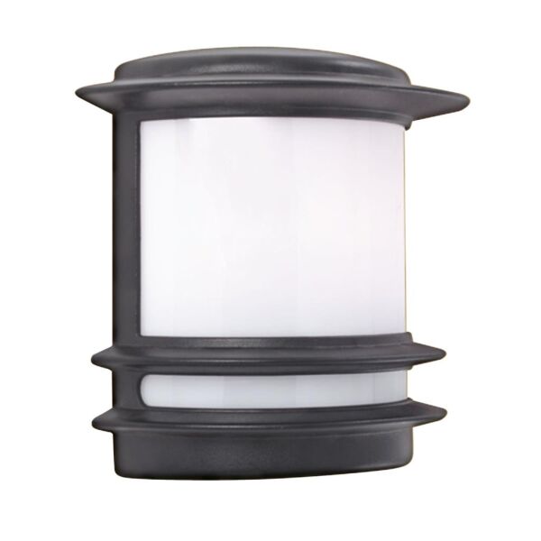 1812 Stroud Kinkiet- czarny Metal & biały Polycarbonate, IP44 Searchlight