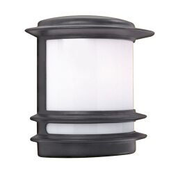 1812 Stroud Kinkiet- czarny Metal & biały Polycarbonate, IP44 Searchlight