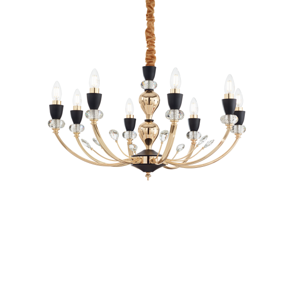 206622 Lampa wisząca vanity sp8 black Ideal Lux - Mega RABATY w koszyku %