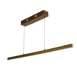30228GO Layla Gesture Control Pendant - Gold Metal & Opal Glass Searchlight