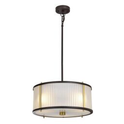 DL-CORONA-3P-BAB lampa wisząca Corona 3 Light – Muzeum Brąz Elstead - Mega RABATY w koszyku %