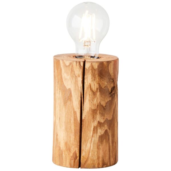 93112/36 Lampa stołowa Trabo 15cm sosna bejcowana Brilliant
