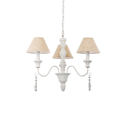 025032 Lampa wisząca provence sp3 antique white Ideal Lux - Mega RABATY w koszyku %