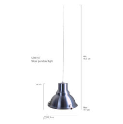 Lampa wisząca Parade stal 5798ST