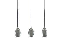 Lampa wisząca IZZA 3 dymione szkło AZ2937 Azzardo