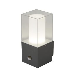 2581GY Granada zewnętrzny Kinkiet, PIR Sensor - Grey & Clear,IP44 Searchlight