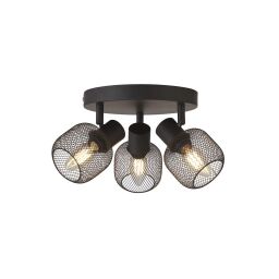 81201-3BK Meshy 3Lt Cage Round reflektorek - czarny Searchlight