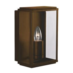 8204RUS Box zewnętrzny Wall & Porch Light - Rustic brązowy & szkło Searchlight
