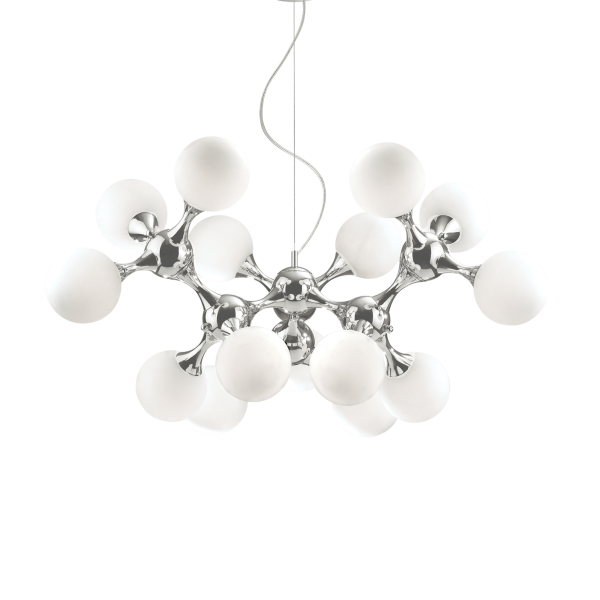 082073 Lampa wisząca nodi sp15 white Ideal Lux - Mega RABATY w koszyku %