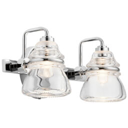 KL-TALLAND2-PC-BATH Kinkiet Talland – 2 źródła światła Elstead - Mega RABATY w koszyku %