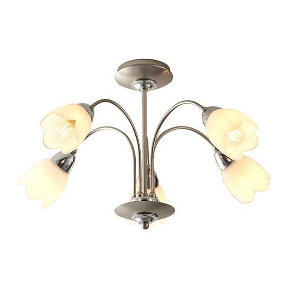 124-5 Plafon Petal 5  semi flush Endon - MEGA rabaty w koszyku %