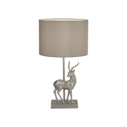 EU60436SI Deer Table Lamp - Silver And Grey Searchlight
