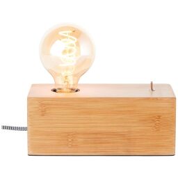 93051/45 Lampa stołowa Armena w kolorze drewna