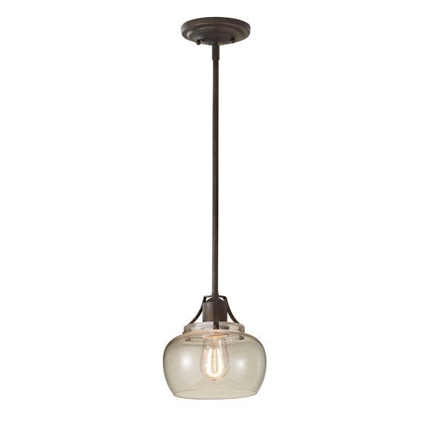 FE-URBANRWL-P-H Urban Renewal 1 lekka mini lampa wisząca – rustykalne żelazo Elstead - Mega RABATY w koszyku %