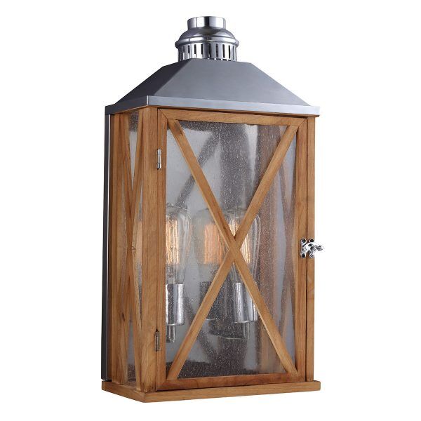 FE-LUMIERE-M-OAK Lampa ścienna Feiss Lumiere 2L Elstead - Mega RABATY w koszyku %
