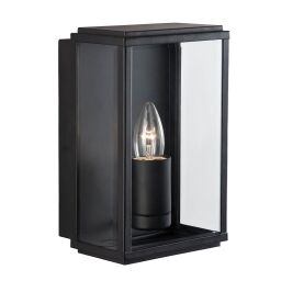 8204BK Box zewnętrzny Wall & Porch Light - czarny Metal & szkło Searchlight