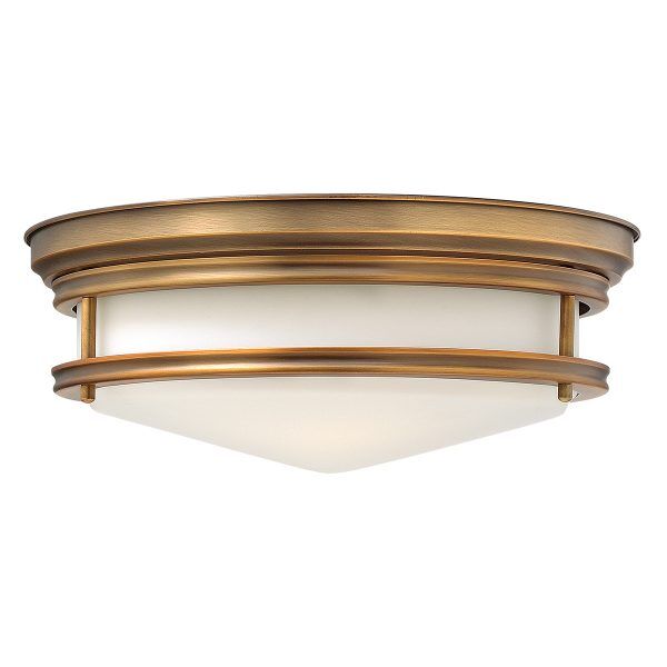 HK-HADLEY-F-BR Hadley 3 Light Flush – szczotkowany brąz Elstead - Mega RABATY w koszyku %