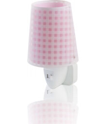 80225S Kids LED Lampka nocna Vichy różowa Dalber - rabaty 8% w koszyku
