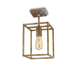 Cubic 3394 - Lampa wisząca z mosiądzu Moretti Luce
