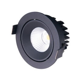 Cyklop H0095 Oprawa Wpustowa Czarna Ip65  Maxlight