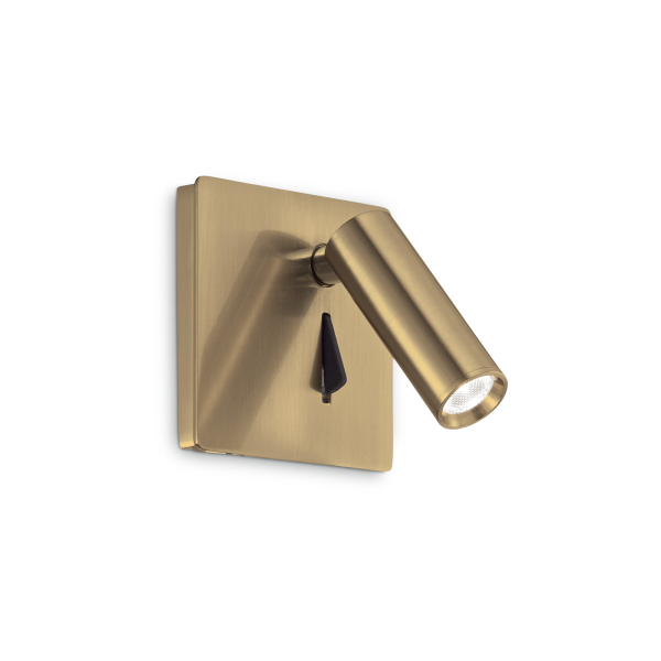 250120 Kinkiet lite ap1 brass Ideal Lux - Mega RABATY w koszyku %