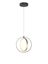 6134-0110 VALLA - Lampa wisząca LED jedynka Wofi - MEGA rabaty w koszyku %