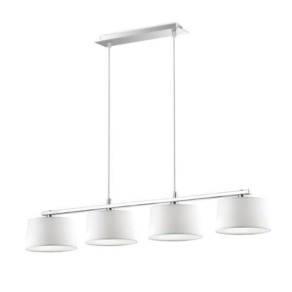 075495 Lampa wisząca hilton sp4 linear white Ideal Lux - Mega RABATY w koszyku %