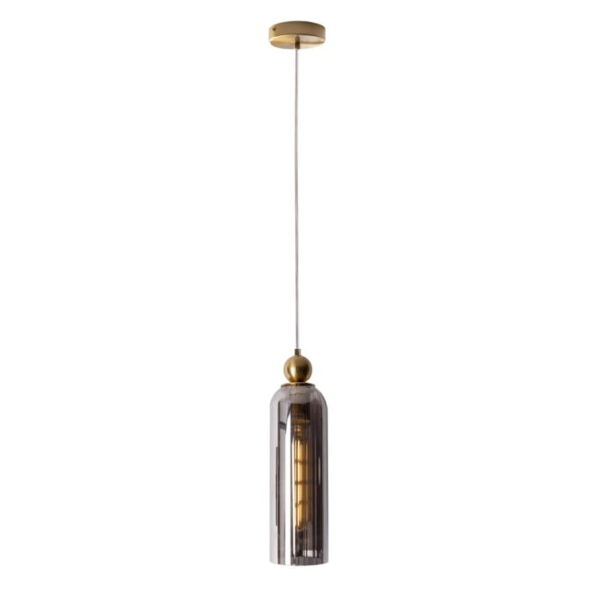 P0511 Lampa Wisząca Campanila Smoky Glass Maxlight 