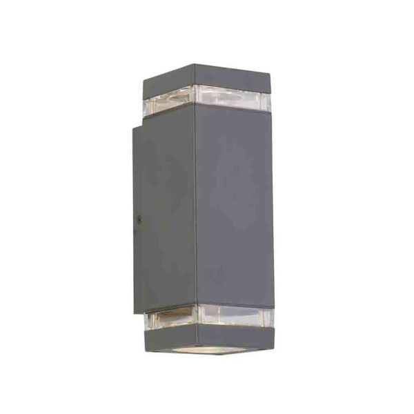 61101GY Houston Outdoor Wall Light Grey Searchlight