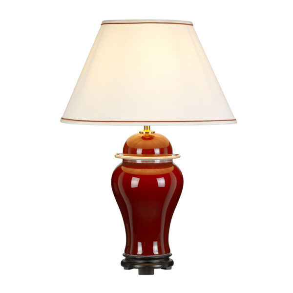 DL-OXBLOOD-TJ-TL Lampa stołowa Oxblood – 1 źródło światła Elstead - Mega RABATY w koszyku %