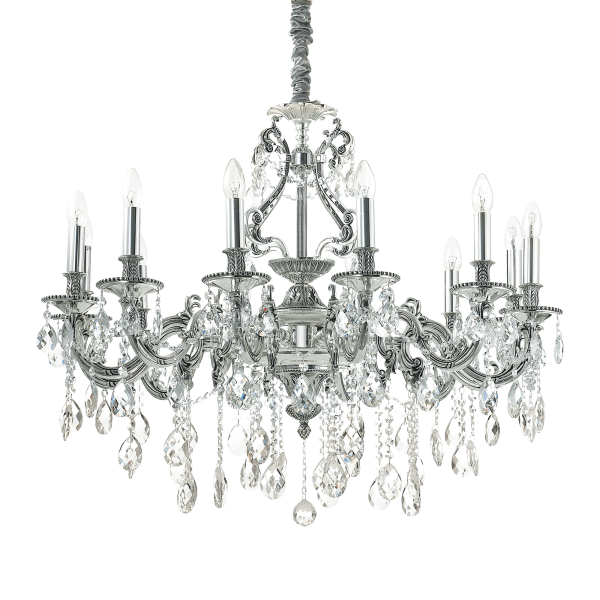 164953 Lampa wisząca gioconda sp12 silver Ideal Lux - Mega RABATY w koszyku %