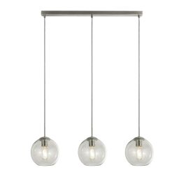 1623-3CL Balls 3Lt Bar Lampa wisząca - Chrome & Clear szkło Searchlight