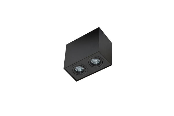 Lampa wewnętrzna - natynkowa ELOY 2 czarny AZ2138 Azzardo