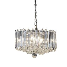 6715CC Sigma 4Lt Lampa wisząca - Chrome & Acrylic Searchlight
