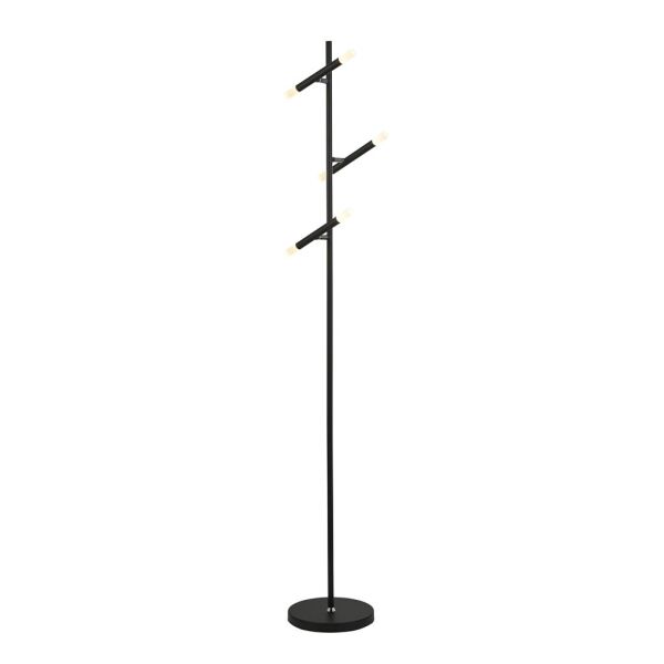 EU4869BK Wands 3Lt LED Lampa podłogowa - czarny Metal & Acrylic Searchlight