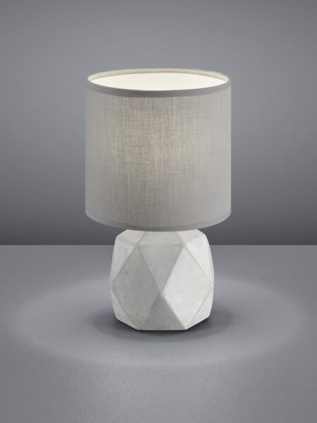 R50831087 LAMPA STOŁOWA PIKE SZARA  - Mega RABATY W KOSZYKU %