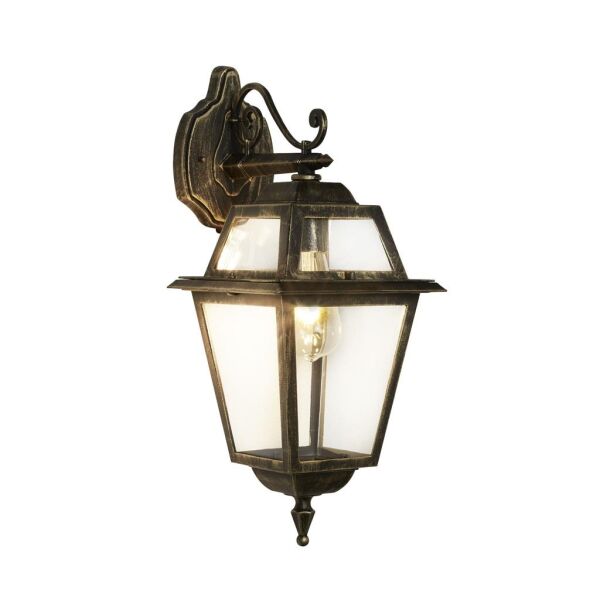 1522 New Orleans zewnętrzny Downlight - czarny złoty, Clear szkło,IP44 Searchlight