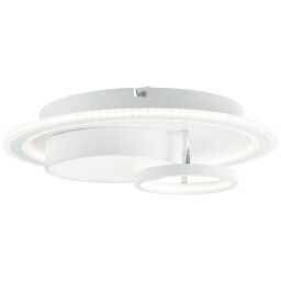 G99385/75 Lampa sufitowa LED Sigune 40x40cm biały/czarny Brilliant