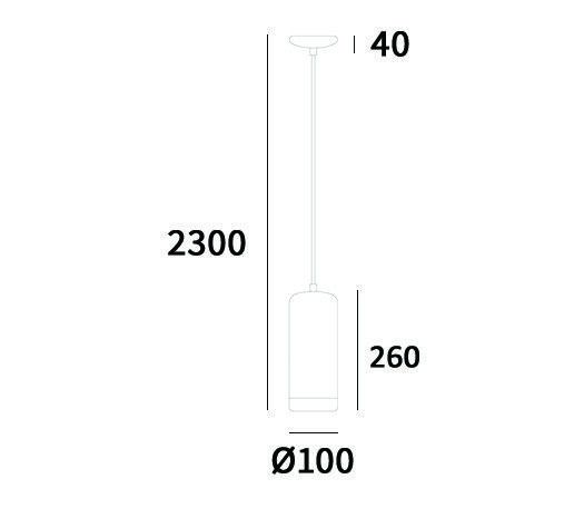 Lampa wisząca TRONDHEIM P01093WH Cosmolight